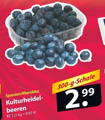 Famila Nord Ost Kulturheidelbeeren Angebot