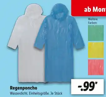 Lidl Regenponcho Angebot