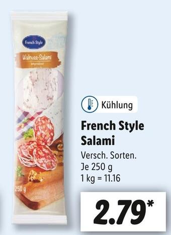 Lidl French style salami Angebot