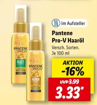 Lidl Pantene pro-v haaröl Angebot