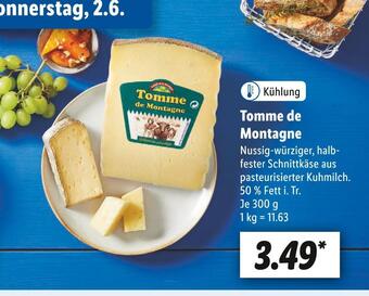 Lidl Tomme de montagne Angebot