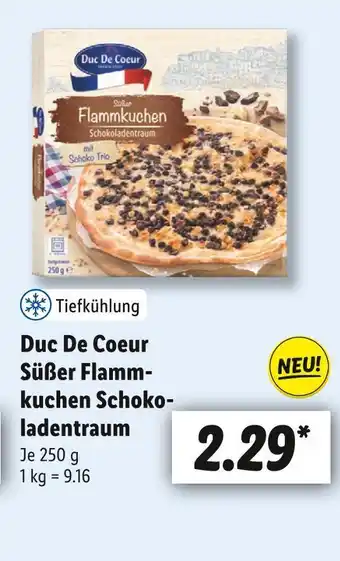 Lidl Duc de coeur süßer flammkuchen schokoladentraum Angebot