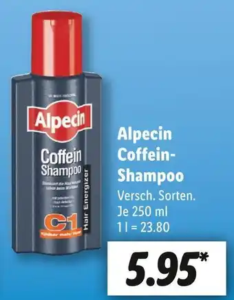 Lidl Alpecin coffein-shampoo Angebot