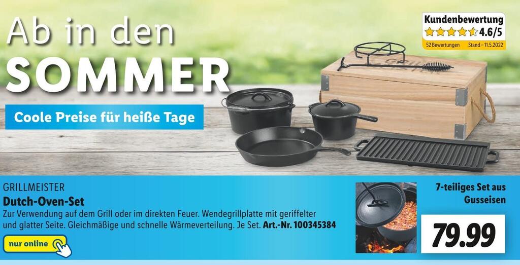 Dutchovenset Angebot bei Lidl