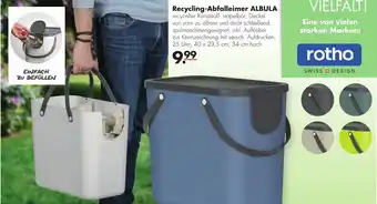 Handelshof rotho Recycling Abfalleimer Albula Angebot