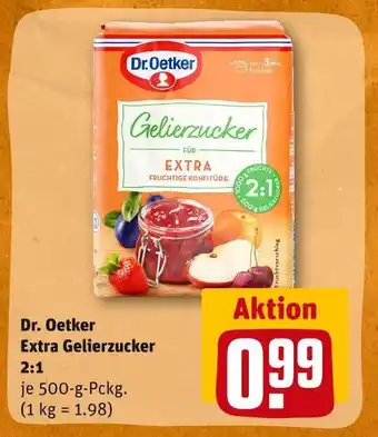 REWE Dr. oetker extra gelierzucker 2:1 Angebot