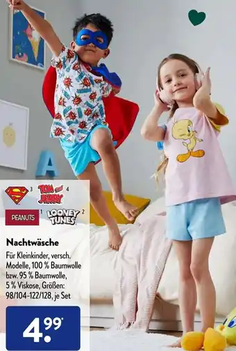 Aldi Süd Nachtwasche 98/104-122/128 Angebot