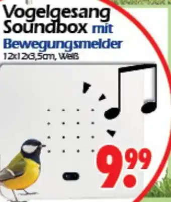 Wreesmann Vogelgesang Soundbox mit Bewegungsmelder Angebot