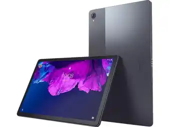 MediaMarkt Lenovo tab p11, premium tablet, 128 gb, 11 zoll, schiefergrau dual-tone Angebot