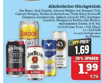 Marktkauf Alkoholisches Mischgetränk Angebot