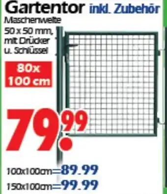 Wreesmann Gartentor inkl. Zubehör Angebot