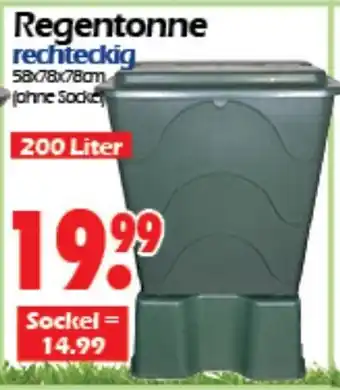 Wreesmann Regentonne rechteckig 200 Liter Angebot