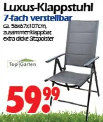 Wreesmann Luxus Klappstuhl 7-fach verstellbar Angebot