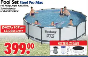 Wreesmann Bestway Pool Set ,,Steel Pro Max" Angebot