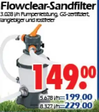 Wreesmann Flowclear Sandfilter Angebot