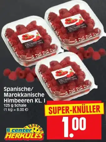 Edeka Herkules Spanische/Marokkanische Himbeeren 125 Schale Angebot