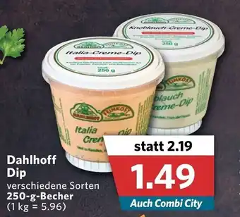 Combi Dahlhoff Dips 250 g Becher Angebot