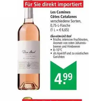 Marktkauf Les Camines Côtes Catalanes Angebot