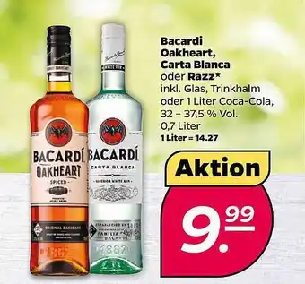 NETTO Bacardi Oakheart, Carta Blanca, Razz Angebot