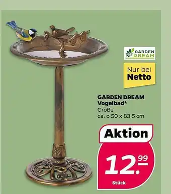 NETTO Garden Dream Vogelbad Angebot