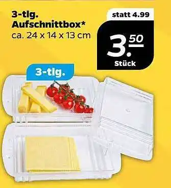 NETTO 3-tlg. Aufschnittbox Angebot