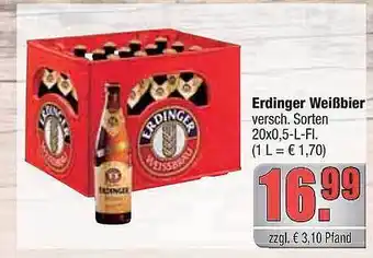 alldrink Erdinger Weißbier Angebot
