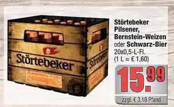 alldrink Störtebeker Pilsener, Bernstein-weizen Oder Schwarz-bier Angebot