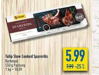 diska Tulip Slow Cooked Spareribs Angebot