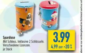 diska Spardose Angebot