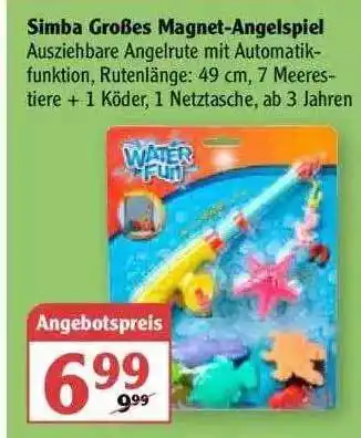 Globus Simba Großes Magnet-angelspiel Angebot