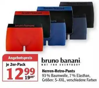 Globus Bruno Banani Herren-retro-pants Angebot