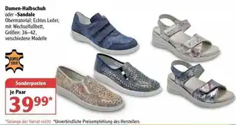 Globus Damen-halbschuh Oder -sandale Angebot