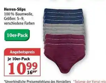 Globus Herren-slips Angebot