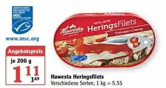 Globus Hawesta Heringsfilets Angebot