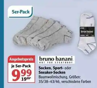 Globus Bruno Banani Socken, Sport Oder Sneaker-socken Angebot