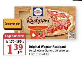 Globus Original Wagner Rustipani Angebot