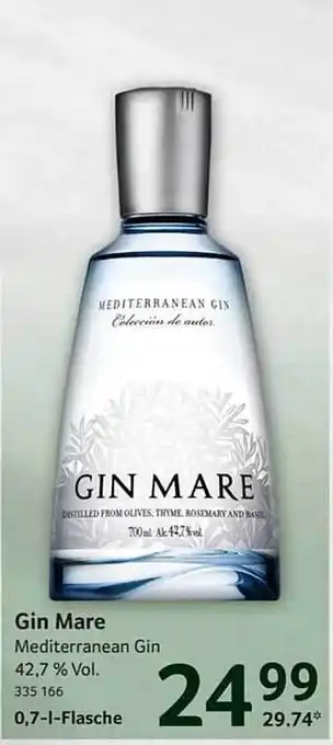 Selgros Gin Mare Mediterranean Gin Angebot