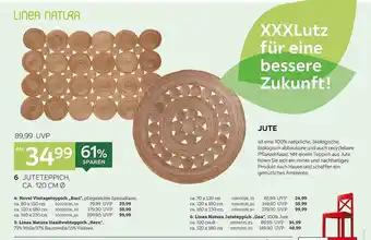 XXXLutz Linea Natura Juteteppich Angebot