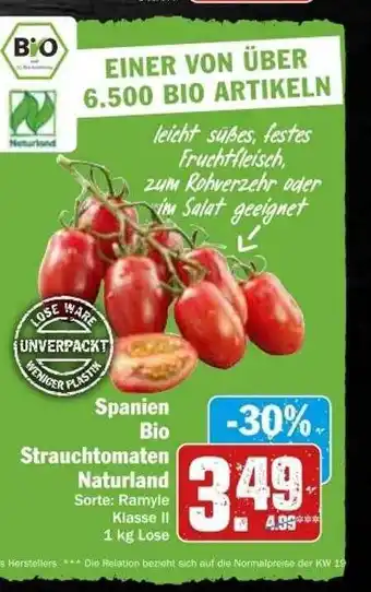 dodenhof Spanien Bio Strauchtomaten Naturland Angebot