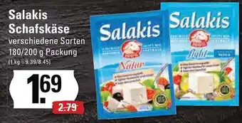 Meyer's Frischemarkt Salakis Schafskäse 180/200 g Packung Angebot