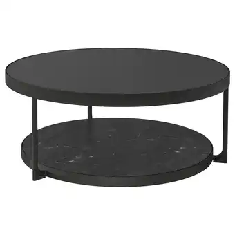 IKEA Frötorp couchtisch anthrazit marmoriert/schwarz glas Angebot