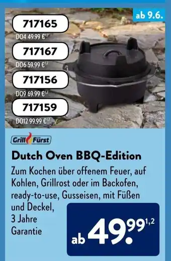 Aldi Süd Grill Furst Dutch Oven BBQ-Edition Angebot