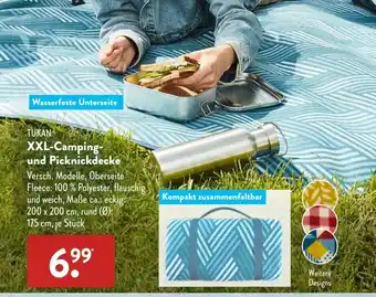 Aldi Süd Tukan XXL-Camping- und Picknickdecke Angebot