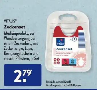 Aldi Süd Vitalis Zeckenset Angebot