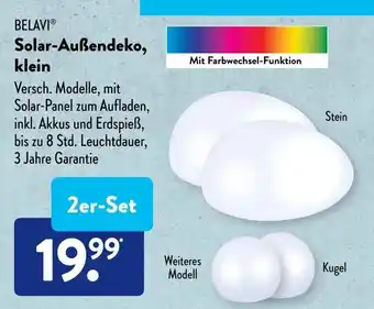 Aldi Süd Belavi Solar-Aussendeko 2st Angebot