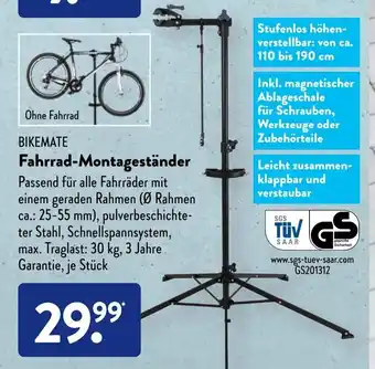 Aldi Süd Bikemate Fahrrad-Montagestander Angebot