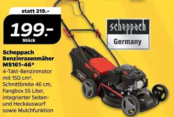 NETTO Scheppach Benzinrasenmäher MS161-46 Angebot