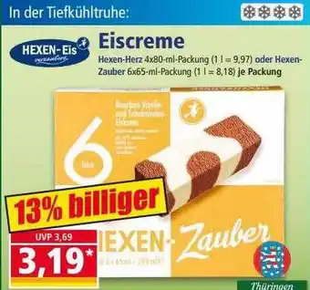 Norma Hexen-eis Eiscreme Angebot