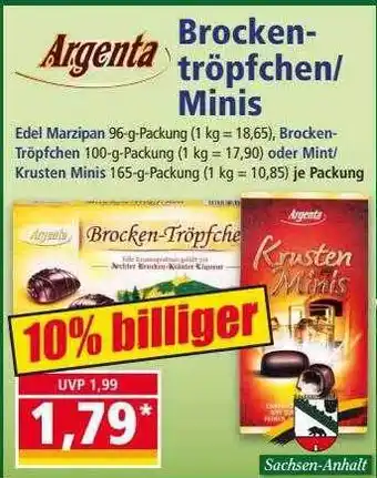 Norma Argenta Brockentröpfchen Oder Minis Angebot