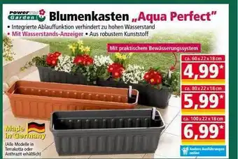 Norma Power Garden Blumenkasten „aqua Perfect“ Angebot